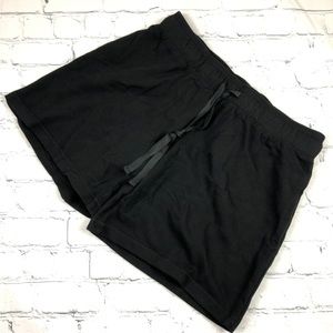 Victoria’s Secret, Black Plush & Lush 14” Shorts, Women's Medium